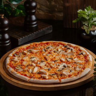 Pizza con funghi