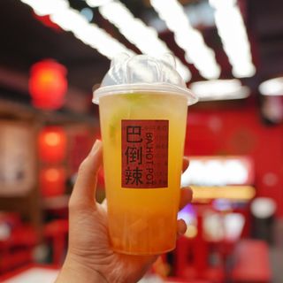 Honey peach - fruit bubble tea