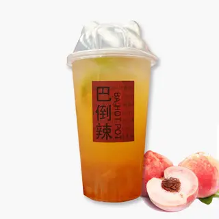 Honey peach - fruit bubble tea