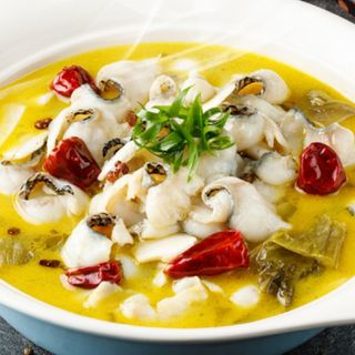 Pesce con verdura crauti piccante