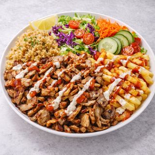 Menù piatto kebab misto