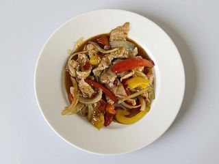 Maiale in salsa piccante