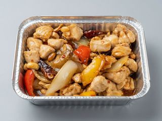 Pollo in salsa piccante