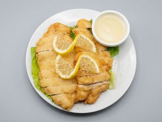 Pollo fritto in salsa di limone e sesamo