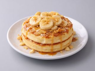 Banana Peanut Butter Pancakes