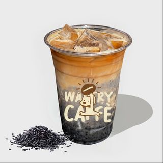 Black Sesame Coffee Latte