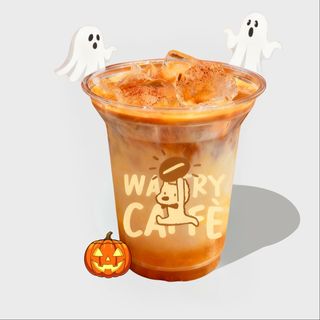 Pumpkin Spice Cream Coffee Latte