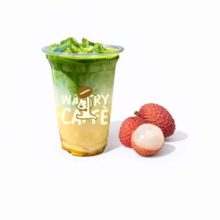 Lychee Matcha Latte