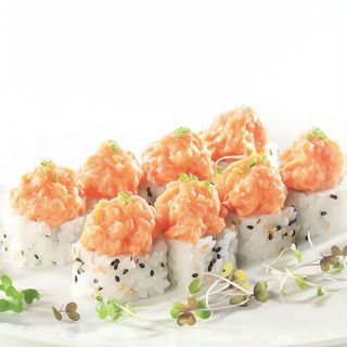 U006.Uramaki spicy salmone