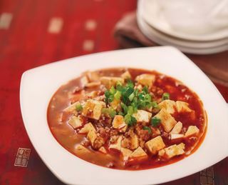 Tofu in salsa piccante
