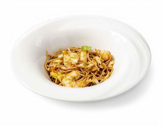 754. Soba con gamberi