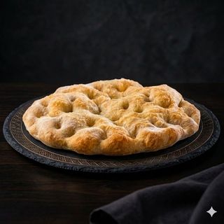 Pinsa patate, salsiccia e spinaci