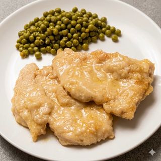 Scaloppine di pollo al vino bia