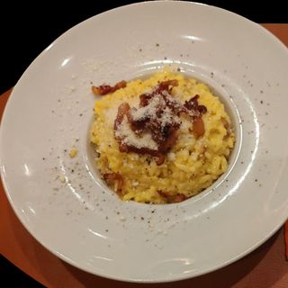 risotto carbonara tartufata