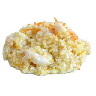 Risotto Gamberi e arancia