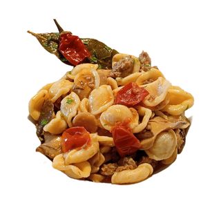 Orecchiette funghi e salsiccia