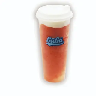 Guava e fragola frullato al crema