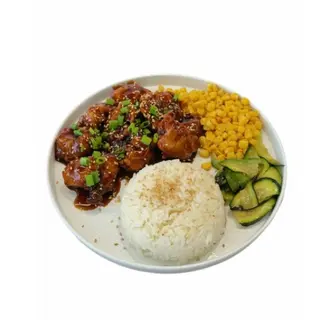 KOREA CARLIC SOY SOUCE CHICKEN RICE