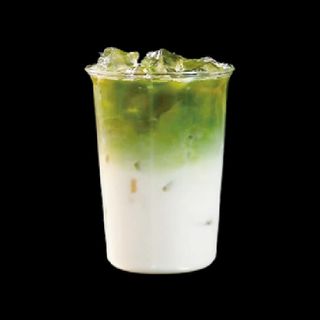 Thai green tea with coconut milk
