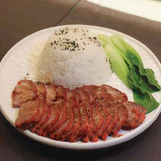 42. Carne Char siu con riso (non bianco)