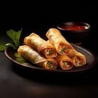 073. Spring Rolls - 6 pezzi