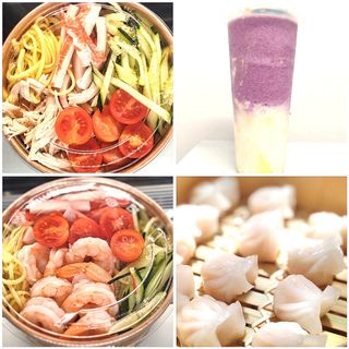 Menù Spaghetti cinese con tonno +Tè al limone