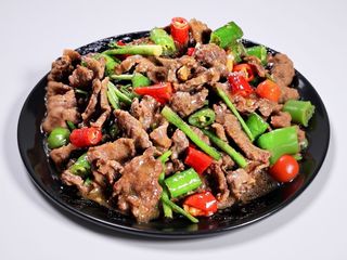 98.SALTATO AL MIELE CON MANZO.POLOO O MAIALE