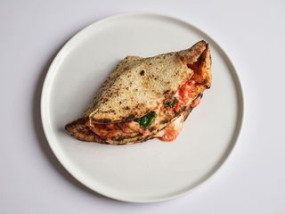 Margherita pizza a portafoglio