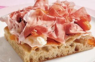 Focaccia al prosciutto