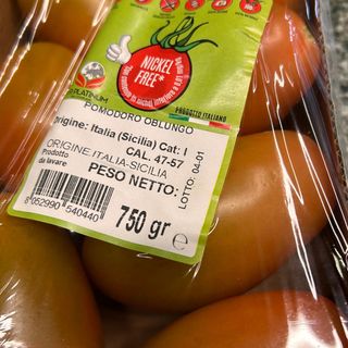 Pomodori lunghi nichel free 750 grammi