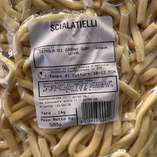 Scialatielli pasta fresca mattarello