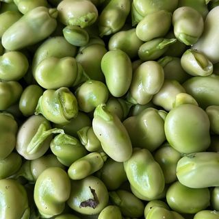 Vaschetta di fave pulite