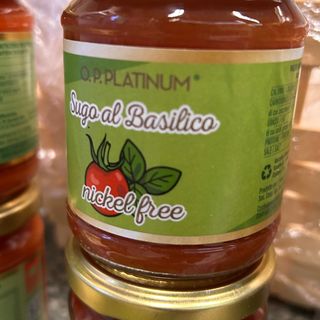Sugo al basilico senza nichel