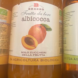 Succo gusto albicocca ditta brezzo
