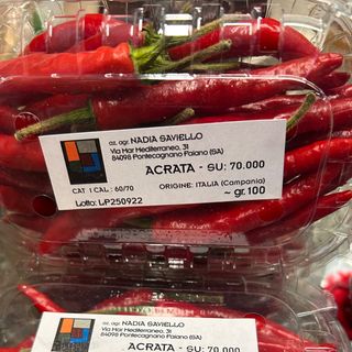 Peperoncino piccante 
