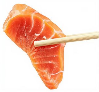 Sashimi con salmone