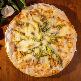 Fiori di zucca e alici