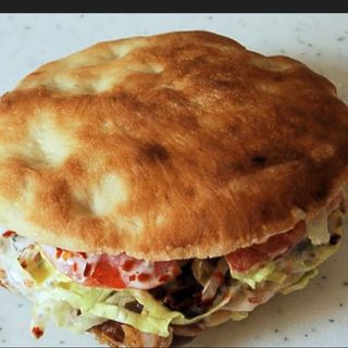 Panino doner kebap