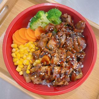 Teriyaki chicken rice bowl照烧鸡腿饭