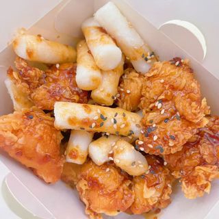 Chicken & agro piccante琥珀炸鸡