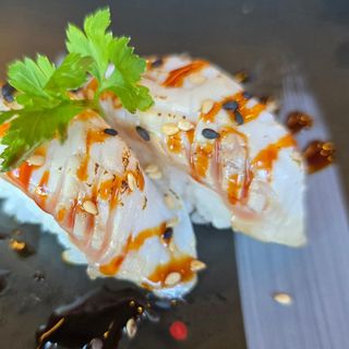 39.Nigiri branzino scottato