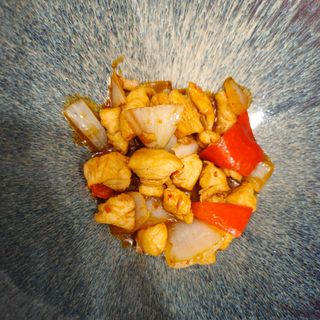 166.Pollo in salsa piccante