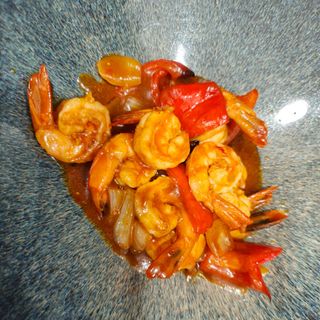 165.Gambero in salsa piccante