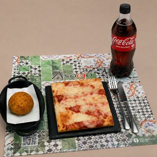 TRANCIO MARGHERITA + FRITTATINA CLASSICA+ BIBITA