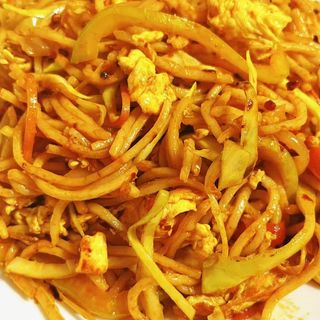 Spaghetti con pollo