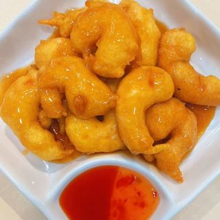 gamberi in salsa agrodolce