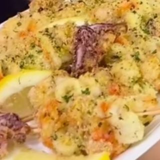 Gamberi germano forno 