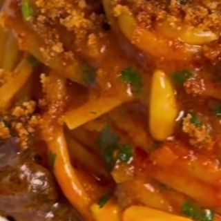 Pasta spaghetti acciughe 