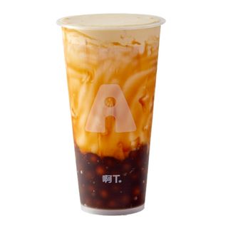 B27 Hot jasmine black bubble milk tea 