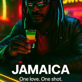 JAMAICA (Cranberry, Zabov, Midori) (30ml, 1 Shot)